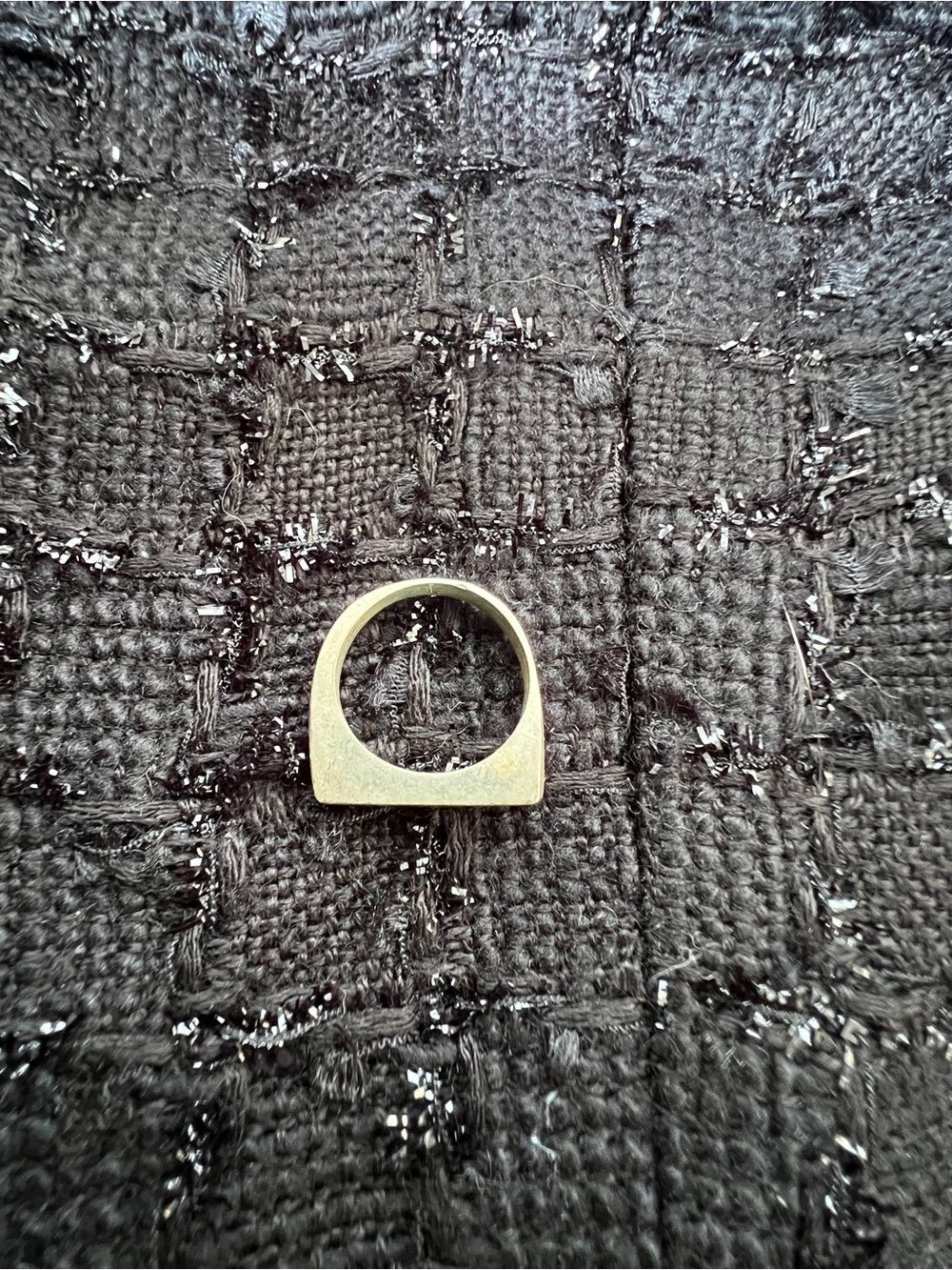 Sterling Silver Modernist Ring